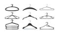 Set Of Hangers, Crafted From Durable Materials, Featuring A Slim Profile And Non-slip Design. Ideal For Organizing Royalty Free Stock Photo