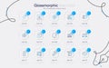 Set of Hearing, Battery charging and Report line icons for web app. Pictogram icon. Vector