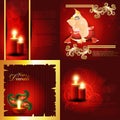 Set of hindu festival of diwali background illustration