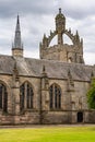 Set of historic buildings of medieval construction of the University of Aberdeen, Scotland, UK.