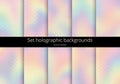 Set holographic background
