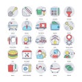 Set of Home Services Flat Vector Icons