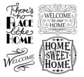 Set of Home signs