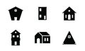 Set of home vectors icon design Royalty Free Stock Photo