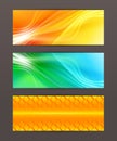 Set of horizontal banner header website14