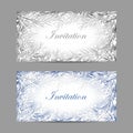 Set of horizontal banners