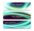 Set of horizontal banners for website or flyer