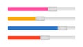 Set of horizontal scrollbars