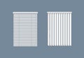 Horizontal, vertical blinds