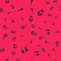 Set House with key, Locked, Wrong and Create account screen on seamless pattern. Vector