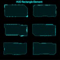 Set of hud rectangle elements,Futuristic Sci Fi Modern User Interface Set.hud rectangle elements,head up display,hud elements