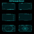 Set of hud rectangle elements,Futuristic Sci Fi Modern User Interface Set.hud rectangle elements,head up display,hud elements