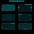 Set of hud rectangle elements,Futuristic Sci Fi Modern User Interface Set.hud rectangle elements,head up display,hud elements