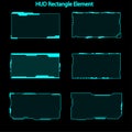 Set of hud rectangle elements,Futuristic Sci Fi Modern User Interface Set.hud rectangle elements,head up display,hud elements