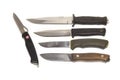 Set of hunting knives Royalty Free Stock Photo