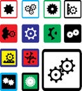 Set icons - 18B. Gears