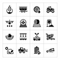 Set icons of agriculture