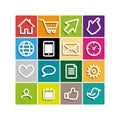 Set icons Royalty Free Stock Photo