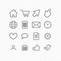 Set icons Royalty Free Stock Photo