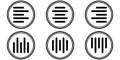 Set icons horizontal and vertical alignment, align-center, vector sign symbol Align center text, paragraph, typography