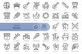 set icons music 04 Royalty Free Stock Photo