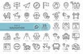 set icons navigation 02 Royalty Free Stock Photo