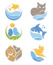 A set of icons - Pets