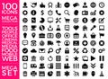 Set Of Icons, Quality Icon Collection Vector Design Royalty Free Stock Photo