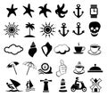 Set of icons about the rest