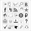 Set of icons for the site.