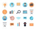 Set of Icons of Time Management Digital Devices