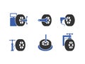 Tire fitting services and equipment