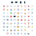 Set of icons for ui user interface mobile devices Royalty Free Stock Photo