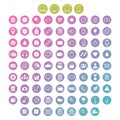 Set of icons for ui user interface mobile devices Royalty Free Stock Photo