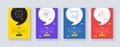 Set of Idea, Delivery app and Wallet line icons. For design. Vector