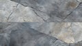 Abstract Flagstone Texture: Dark Gray And Light Azure Stone Effect