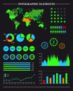 Set of infographic elements Royalty Free Stock Photo