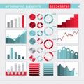 Set of infographic elements charts, graph, diagram, arrows,signs,bars, buttons,borders etc.