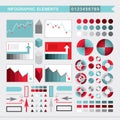 Set of infographic elements charts, graph, diagram, arrows,signs,bars, buttons,borders etc. Royalty Free Stock Photo