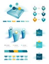 Set of infographic elements. Royalty Free Stock Photo