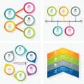 Set of infographic templates