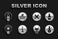 Set Information, Bottle, Meteorology thermometer, Temperature wash, No direct sunlight, X Mark, Cross in circle, Lactose