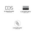 Set of Initial Letter DDS Icon Vector Logo Template Illustration Design Royalty Free Stock Photo