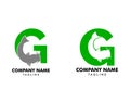 Set of Initial Letter G Catfish Logo Template Design Vector Royalty Free Stock Photo