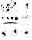 Set of ink blots