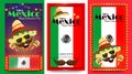 Set instagram story or standing banner for independence mexico