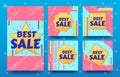 Set instagram upload or standing banner or poster best sale full of color