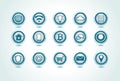 Set of internet icons Royalty Free Stock Photo