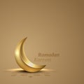 Set of Islamic greeting ramadan kareem card design background Royalty Free Stock Photo