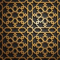 Set of islamic oriental patterns, Seamless arabic geometric ornament collection. Vector traditional muslim background